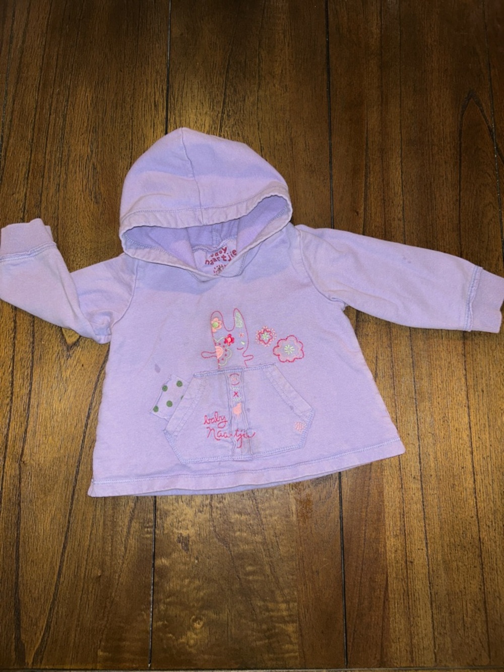 Baby Naartjie Embroidered Hoodie Sweatshirt with Pockets